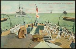 LIFE IN OUR NAVY: Gymnastics on the Flagship.
