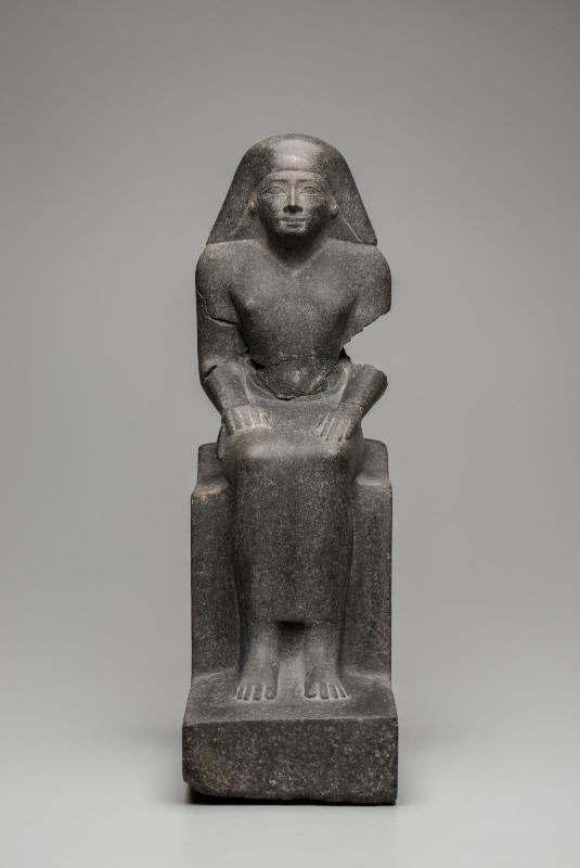 Seated statue of Wesi