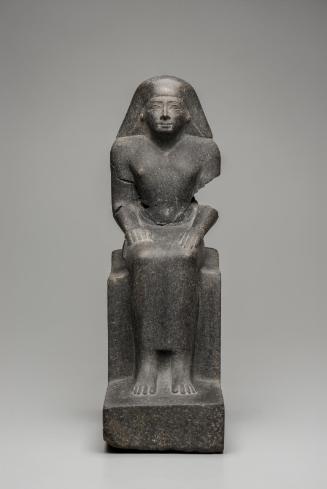 Seated statue of Wesi