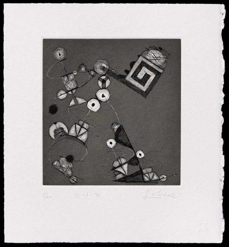 Discovery/Experiment: A Decade of Etchings (11.1.96)