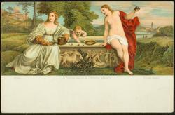 L'Amore sacro e l'Amore profano.  Tiziano Vicelli, Roma

