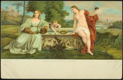 L'Amore sacro e l'Amore profano.  Tiziano Vicelli, Roma
