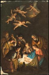 L'Adorazione dei Pastori.  Honthorst, Firenze
