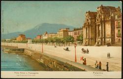 Porta Felice e Passeggiata.  Palermo 
Sea Front and Felix Gate.  Palermo