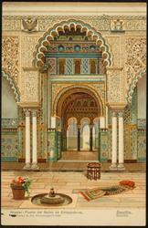 Alcazar - Puerta del Salon de Embajadores.  Sevilla.
Entrance to the Ambassador's Hall.  Seville