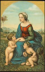 La belle Jardinière.  Raphael, Louvre, Paris
