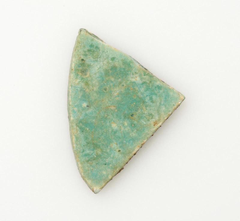 Fragment of glass paste