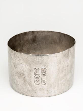 Inscribed silver bowl