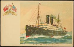 ANCHOR LINE  Twin Screw S.S. "CALEDONIA." 9,400 TONS.

