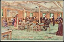 Cie. Gie. TRANSATLANTIQUE  "CHICAGO"  
SALON DE CONVERSATION