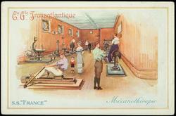Cie Gie Transatlantique  S.S. "FRANCE" 
Mécanothérapie