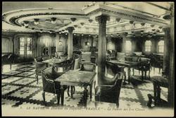 8. LE HAVRE.- Intérieur du Paquebot "FRANCE" - Le Fumoir des 1res Classes