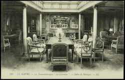 537. LE HAVRE. - Le Transatlantique "La Lorraine". - Salon de Musique. - LL.