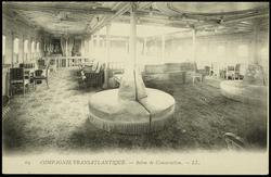 69. COMPAGNIE TRANSATLANTIQUE. - Salon de Conversation. - LL.