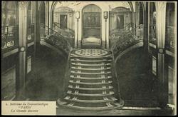 2. Intérieur du Transatlantique "PARIS" La Grande descente