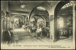 417. LE HAVRE. - Le Paquebot "Paris" de la Cie Générale Transatlantique. La Descente des Premières. - LL