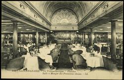 183. SAINT-NAZAIRE. - Le Transatlantique "Flandre" Salle à Manger des Premières classes. - LL