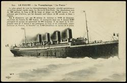 320. LE HAVRE - Le Transatlantique "La France"