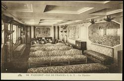 144  PAQUEBOT "ILE DE FRANCE " C.G.T. - Le Théâtre