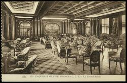 150  PAQUEBOT "ILE DE FRANCE " C.G.T. - Le Grand Salon