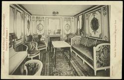 COMPAGNIE GÉNÉRALE TRANSATLANTIQUE Paquebot "France" 
Salon de l'Appartement de grand luxe