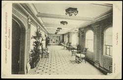 COMPAGNIE GÉNÉRALE TRANSATLANTIQUE Paquebot "France" 
Une Galerie