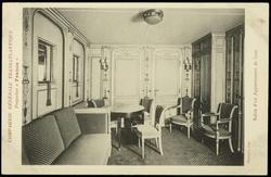 COMPAGNIE GÉNÉRALE TRANSATLANTIQUE Paquebot "France" 
Salon d'un Appartement de luxe
