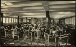 S.S. De GRASSE  THE SMOKING ROOM
