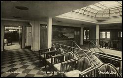 S.S. De GRASSE  THE MAIN ENTRANCE AND STAIRCASE
