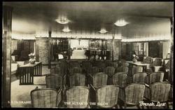 S.S. De GRASSE  THE ALTAR IN THE SALON
