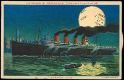 COMPAGNIE GENERALE TRANSATLANTIQUE  FRENCH LINE

