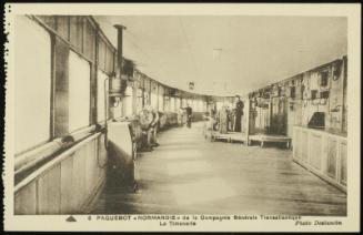 6  PAQUEBOT "NORMANDIE" de la Compagnie Générale Transatlantique 
La Timonerie