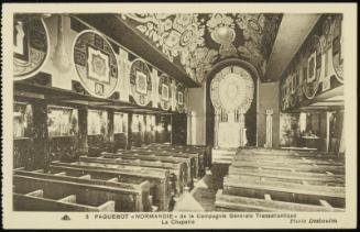 8  PAQUEBOT "NORMANDIE" de la Compagnie Générale Transatlantique 
La Chapelle