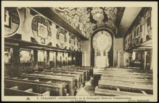 8  PAQUEBOT "NORMANDIE" de la Compagnie Générale Transatlantique 
La Chapelle