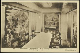 17  PAQUEBOT "NORMANDIE" de la Compagnie Générale Transatlantique 
Salle à manger privée
