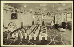 92  Paquebot "NORMANDIE" de la Cie Gie Transatlantique - 1re Classe 
La Salle de Jeux des Enfants