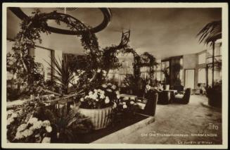 Cie Gie Transatlantique.  NORMANDIE. Le Jardin d'Hiver.  
