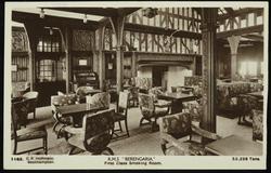 R.M.S. "BERENGARIA." First Class Smoking Room.
52,226 Tons.