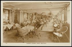 GARDEN LOUNGE. R.M.S. AQUITANIA.