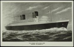 THE CUNARD WHITE STAR LINER "QUEEN ELIZABETH"