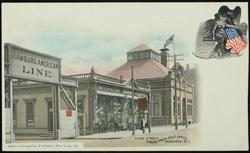 Hamburg American Line. 
RIVER STREET NORTH FROM POST OFFICE, HOBOKEN, N.J.