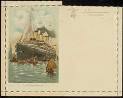 Hamburg-Amerika Linie. S.-D. "Fürst Bismarck".
