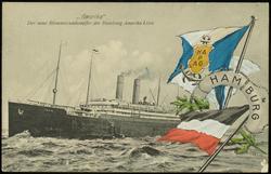 "Amerika" Der neue Riesenozeandampfer der Hamburg Amerika Linie

