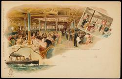Am Bord des Schnelldampfers "Auguste Victoria"