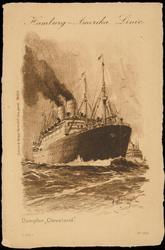 Hamburg-Amerika Linie.  Dampfer "Cleveland".
