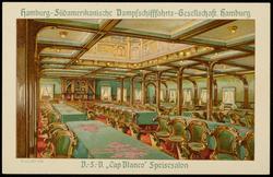 Hamburg-Südamerikanische Dampfschifffahrts-Gesellschaft, Hamburg D.-S.-D. "Cap Blanco" Speisesalon
