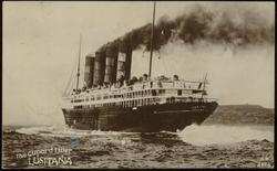 The Cunard Liner LUSITANIA
