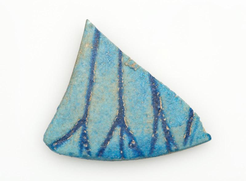 Inlay piece, fragment of a lotus