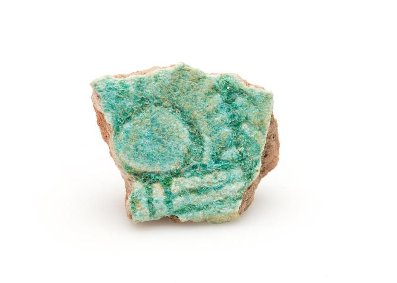 Faience fragment