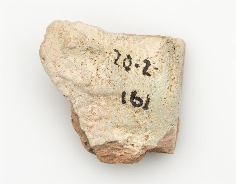 Faience object fragment